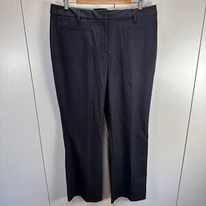 Lands' End Women's Pinstripe Trouser Leg Mid Rise Dress Pants Size‎ 12 Career